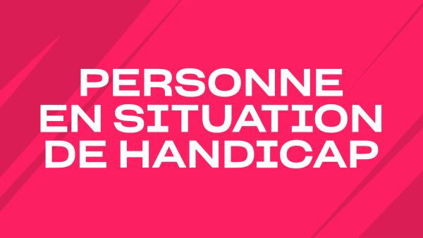 TOURNOI DE FRANCE 2026 / PERSONNE EN SITUATION D'HANDICAP